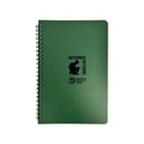 Waterproof Notebook 14 x 21cm Side Spiral - Olive