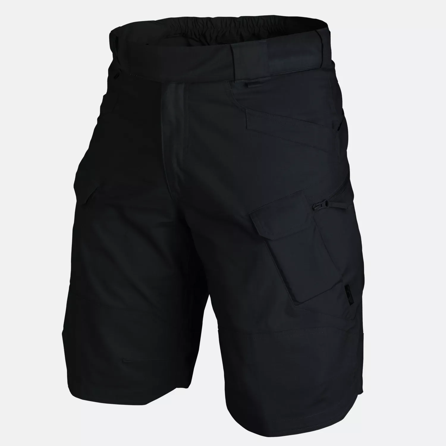 UTS Shorts 11" PolyCotton Stretch Ripstop  - Black