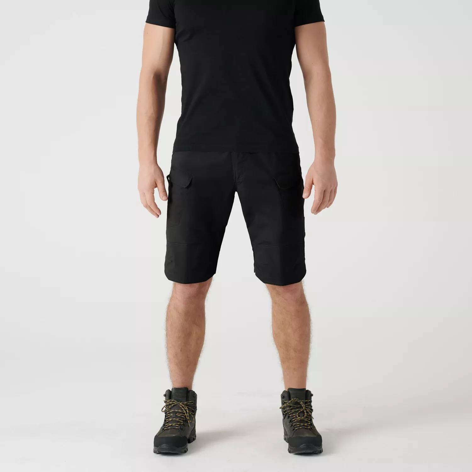 UTS Shorts 11" PolyCotton Stretch Ripstop  - Black
