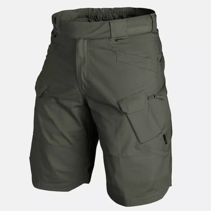 UTS Shorts 11" PolyCotton Stretch Ripstop  - Taiga Green