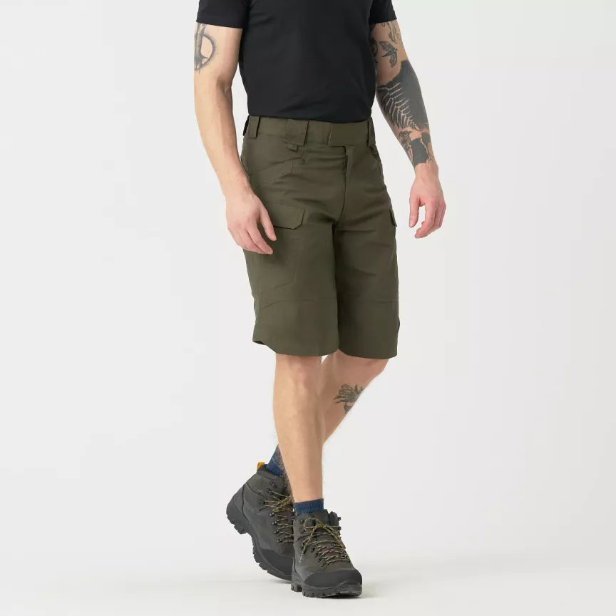 UTS Shorts 11" PolyCotton Stretch Ripstop  - Taiga Green
