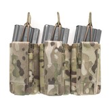 Triple Open 5.56mm Mag w 3 Pistol Mag Pouches - MultiCam