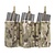 Triple Open 5.56mm Mag w 3 Pistol Mag Pouches - MultiCam