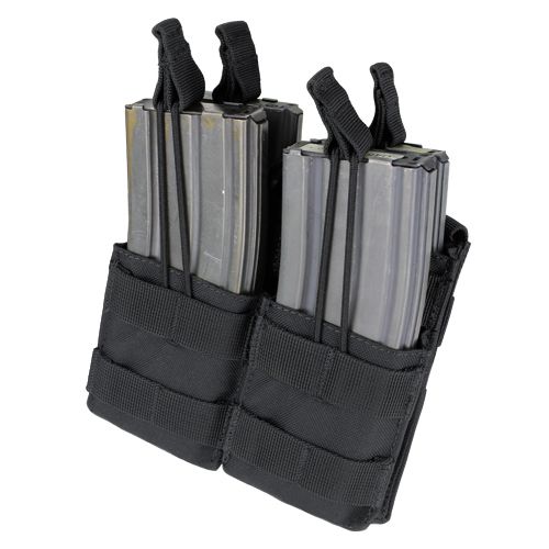 MA43 Double Stacker M4 Mag Pouch - Black