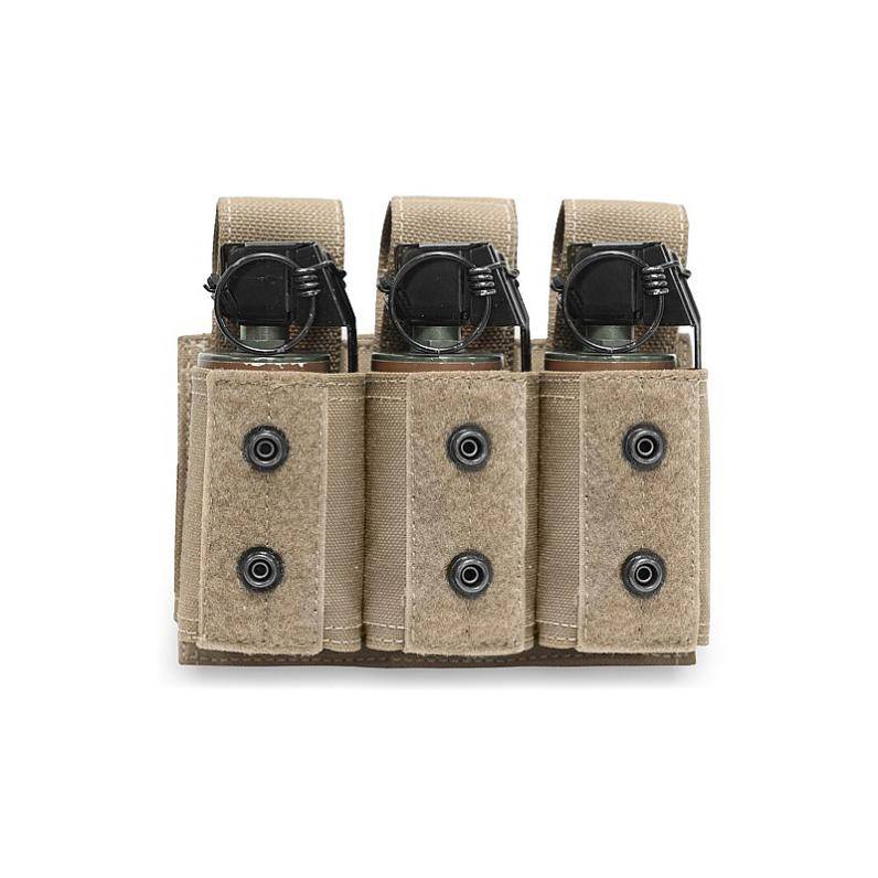 Triple 40mm Grenade/ Flashbang Pouch - Coyote Tan