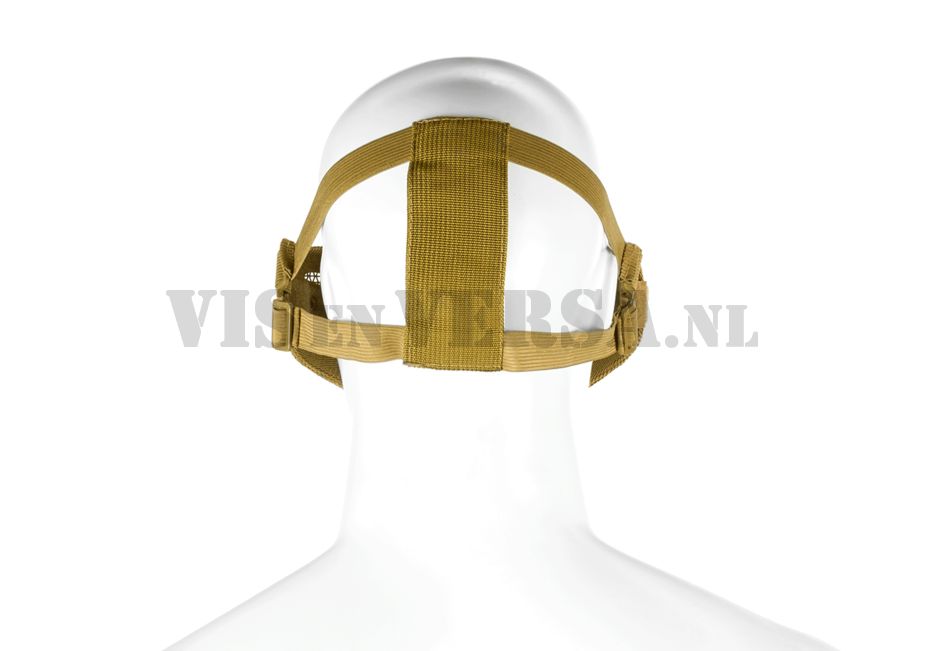 Steel Half Face Mask - Tan