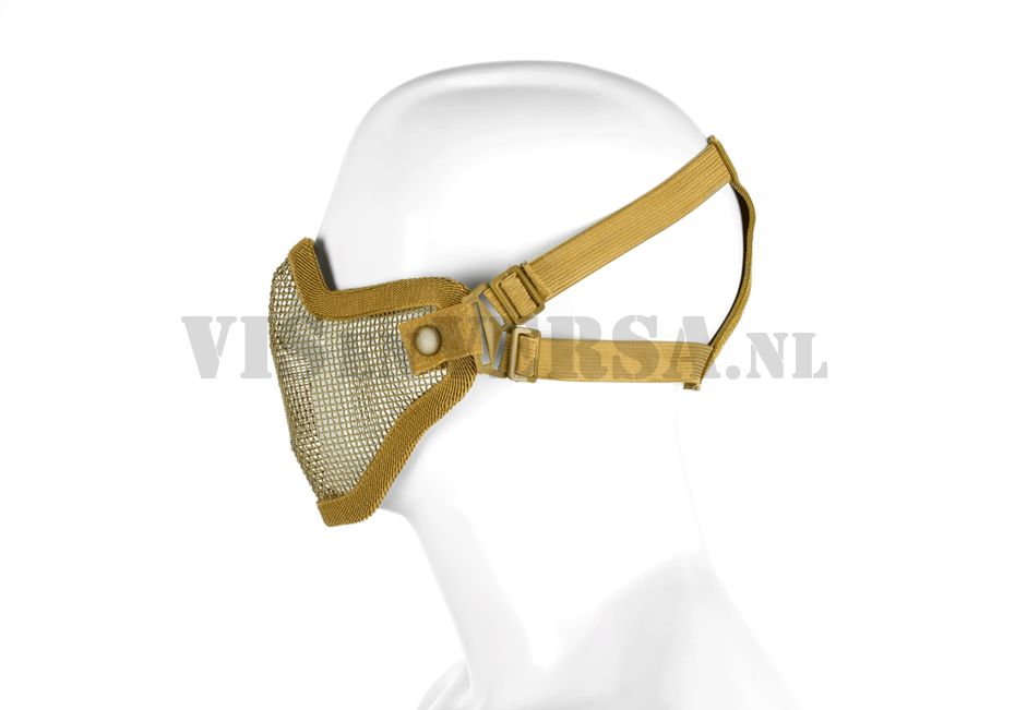 Stahl halbe Gesichtsmaske - Tan