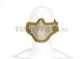 Stahl halbe Gesichtsmaske - Tan