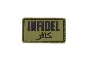 Infidel badge PVC - Olive Drab