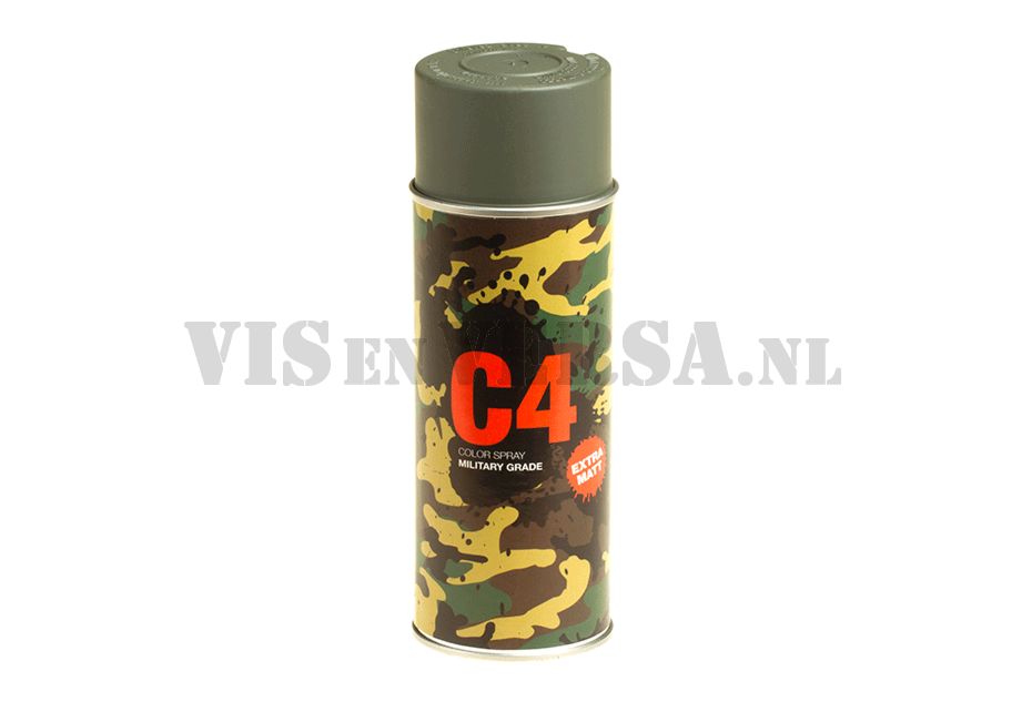 C4 Military Grade Color Spray RAL7009 ( Groen-grijs)