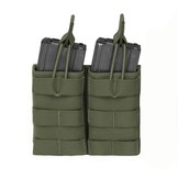 Double Open 5.56 Mag Bungee Retention - Olive Drab