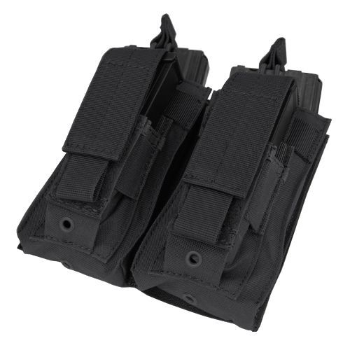Double Kangaroo Mag Pouch - Black