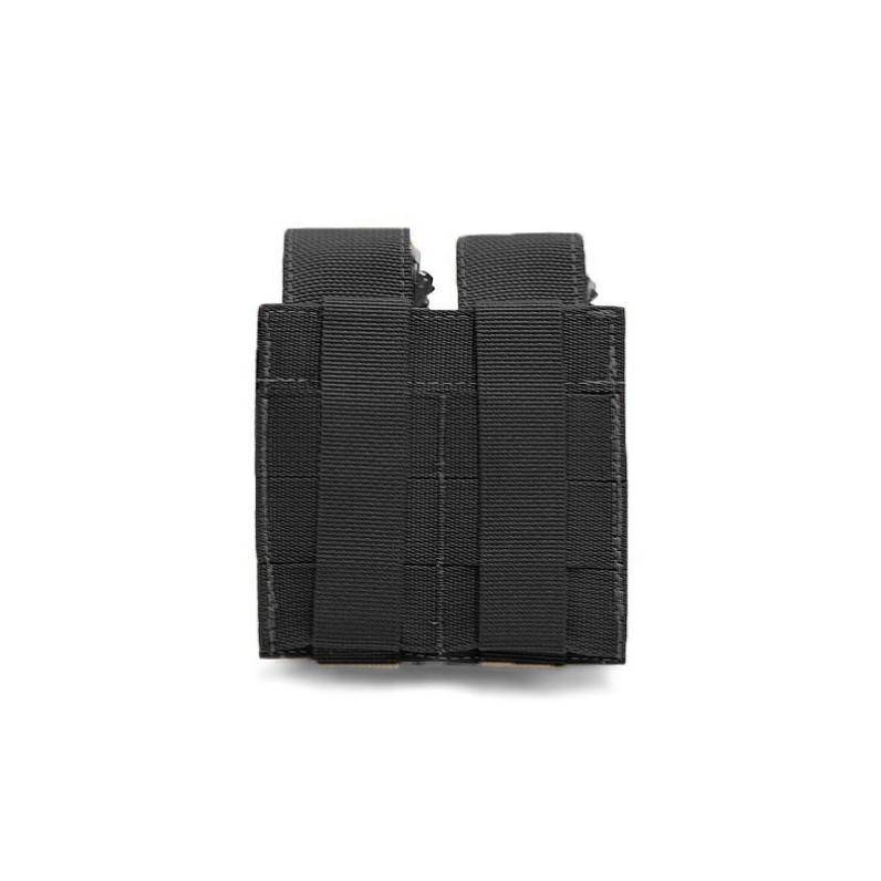 Warrior Double 40mm Grenade / Flash Bang Pouch - Black - NLTactical