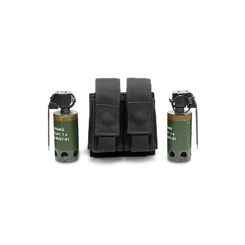 Double 40mm Grenade/ Flashbang Pouch - Black