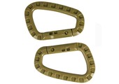 Tactical Carabina 2 stuks - Coyote Tan