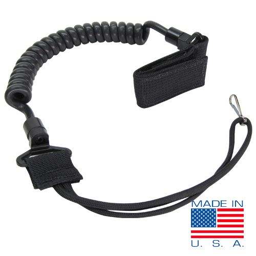 US1004 Pistol Lanyard - Black