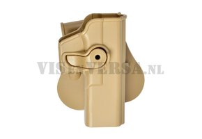 Glock 17/22/28/31 Holster links handig - Coyote Tan