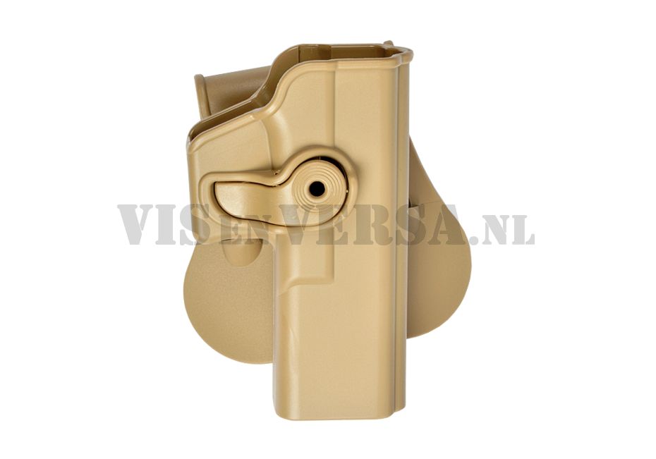 Glock 17/22/28/31 Holster links handig - Coyote Tan