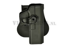 Glock 17/22/28/31 Holster links handig - Zwart