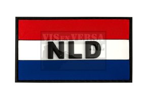 Rubber Badge - 50mm X 30mm Dutch flag