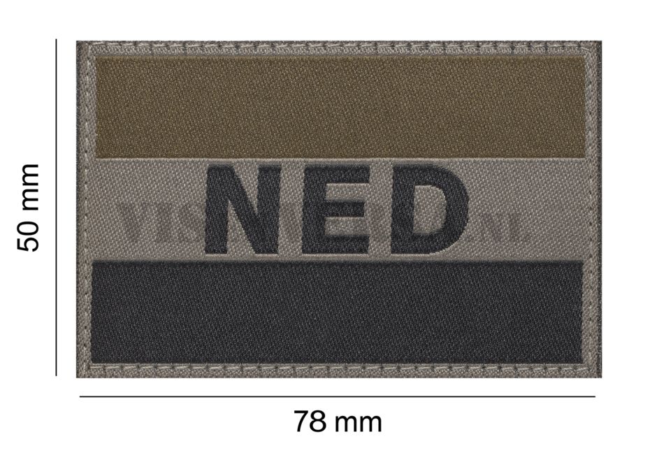 Nederlandse Vlag 50 X 76mm - RAL7013