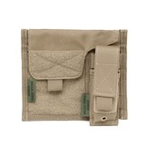 Large Admin Panel w Pistol Pouch Coyote Tan
