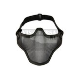 Steel Half Face Mask - Black