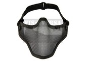 Steel Half Face Mask - Black