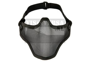 Steel Half Face Mask - Black