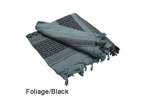 201 Shemagh - Foliage, Black