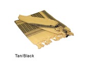 201 Shemagh - Coyote Tan, Black