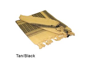 201 Shemagh - Black Coyote Tan