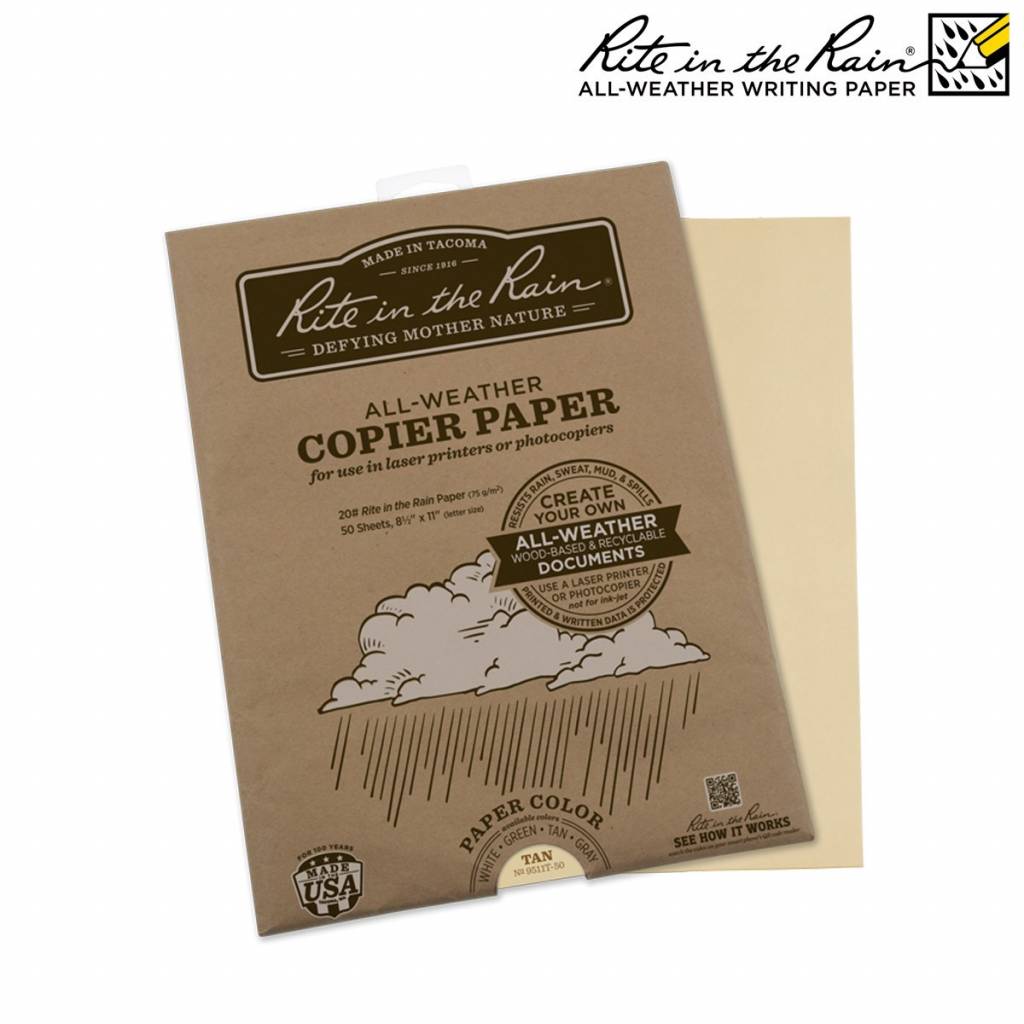 All Weather Copier paper A4 50 vel - Tan