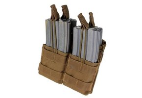 MA43 Double Stacker M4 Mag Pouch - Coyote Brown