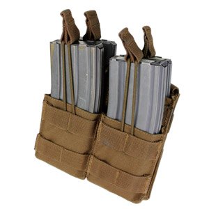 MA43 Double Stacker M4 Mag Pouch - Coyote Brown