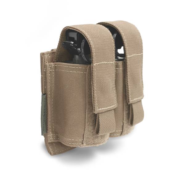 Double 40mm Grenade - Flashbang Pouch - Coyote Tan