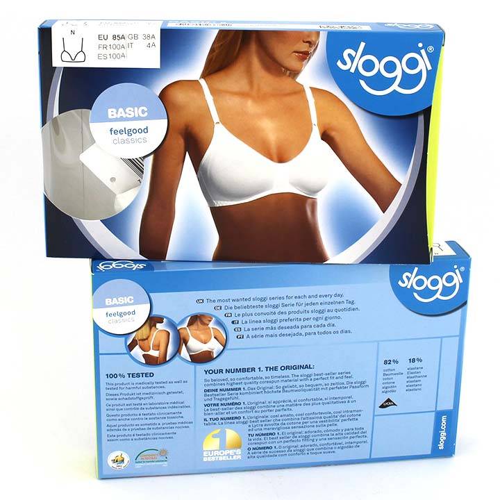 Sloggi Basic N 1st Bra Size 30A White 10007642