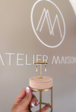 Atelier Maison The Happy Tear - oorbellen - 18 karaat geel goud