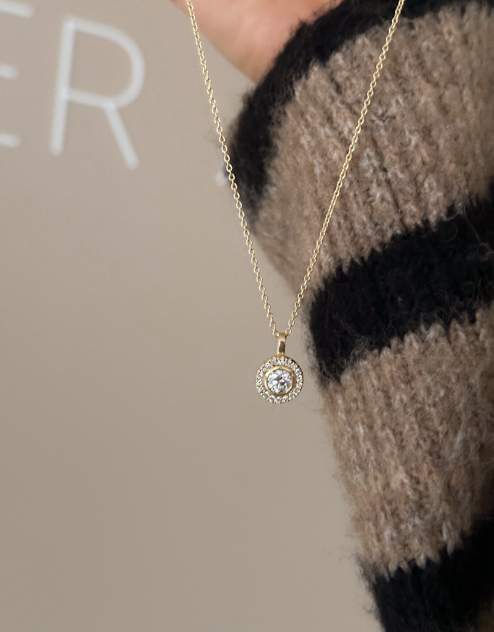 Atelier Maison The Entourage halsketting met as ≠ vormen en kleuren