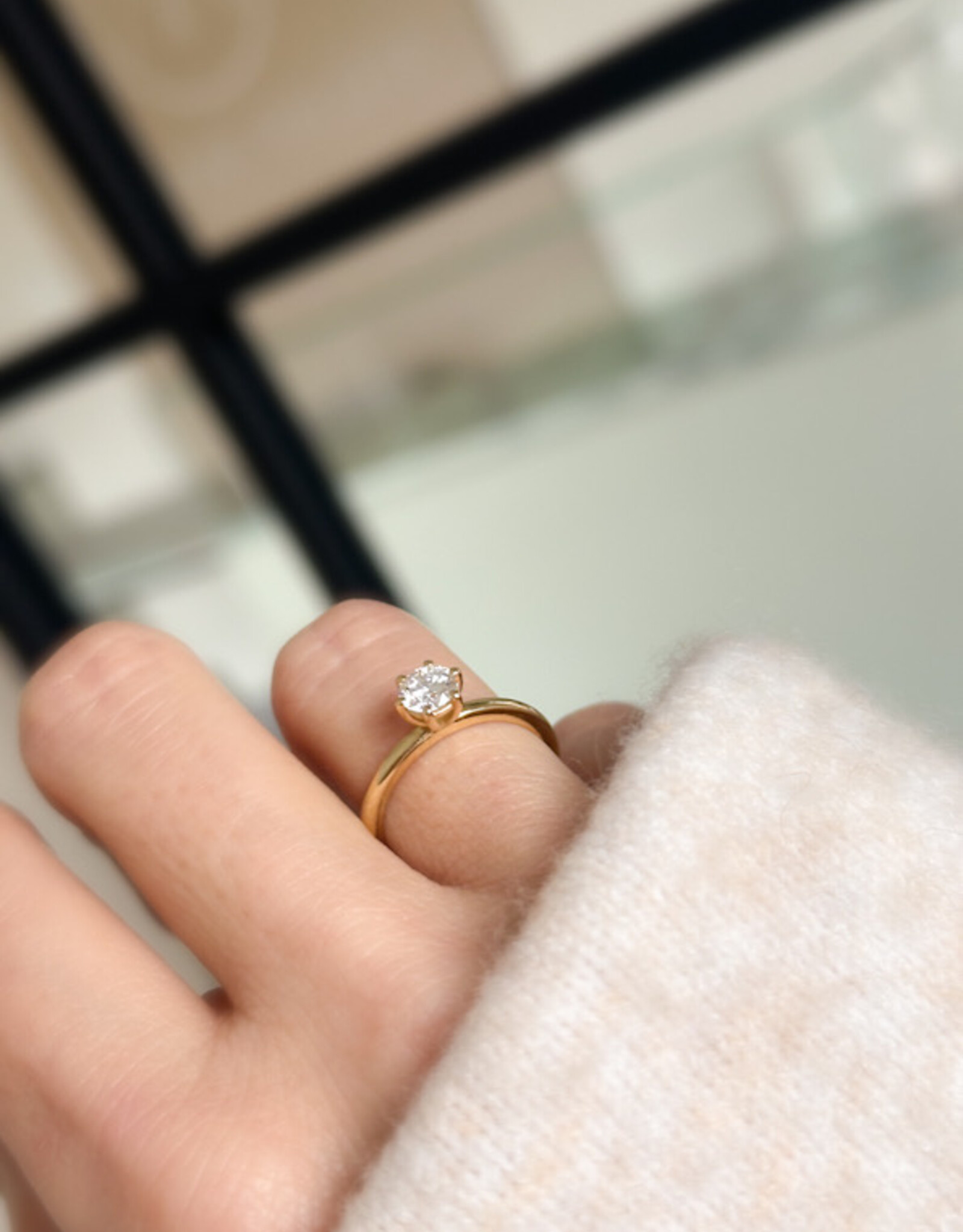 Atelier Maison The Big Promise ring | kleine diamant | vanaf