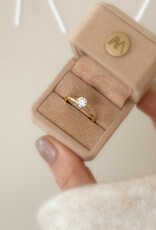 Atelier Maison The Big Promise ring | kleine diamant | vanaf