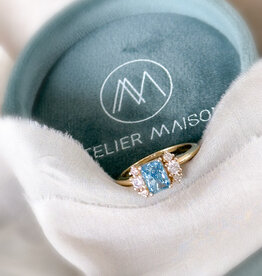 Atelier Maison Maat 56 - Happiness - Fel blauwde diamant