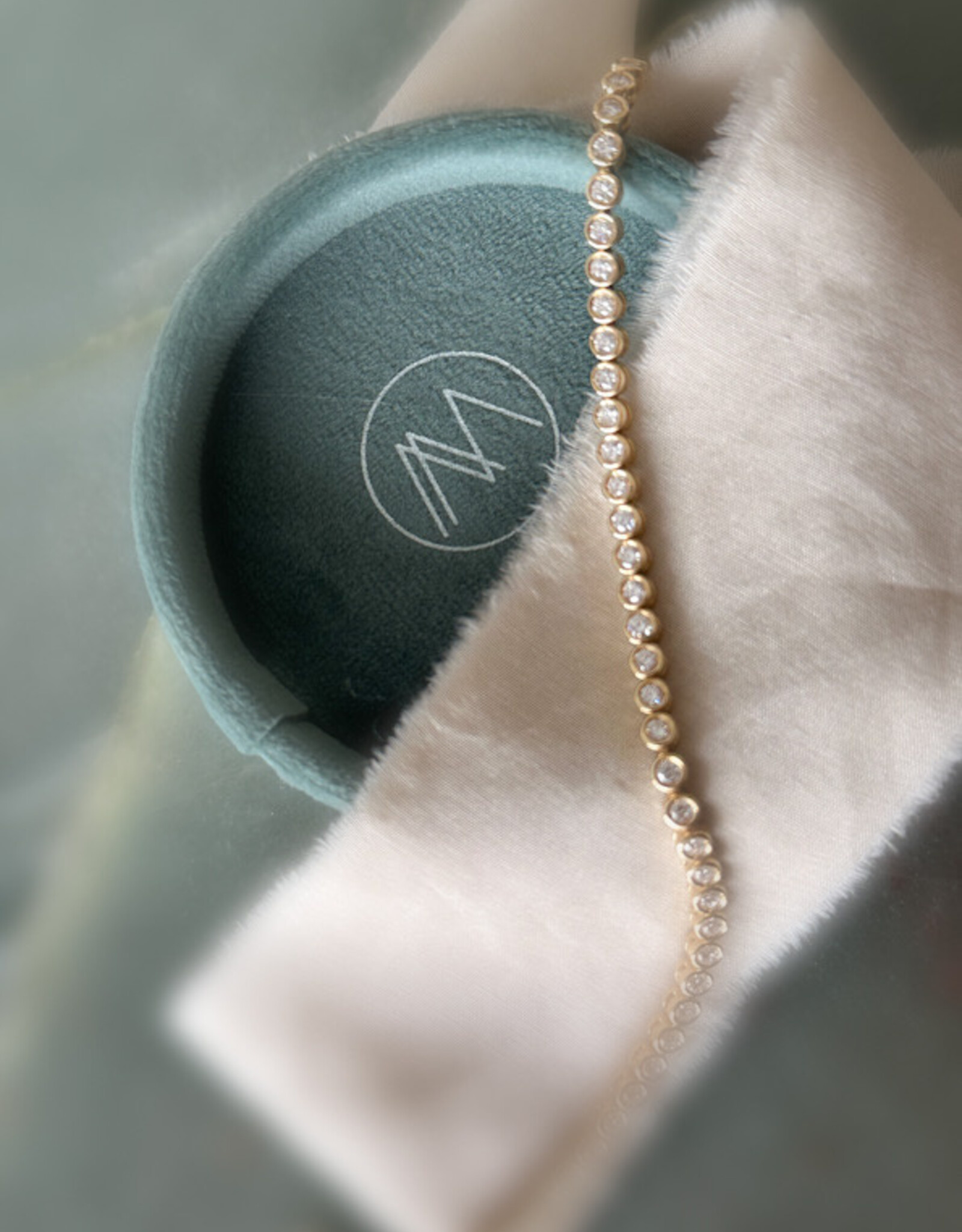 Atelier Maison 'One-Love' Tennis Bracelet - diamant
