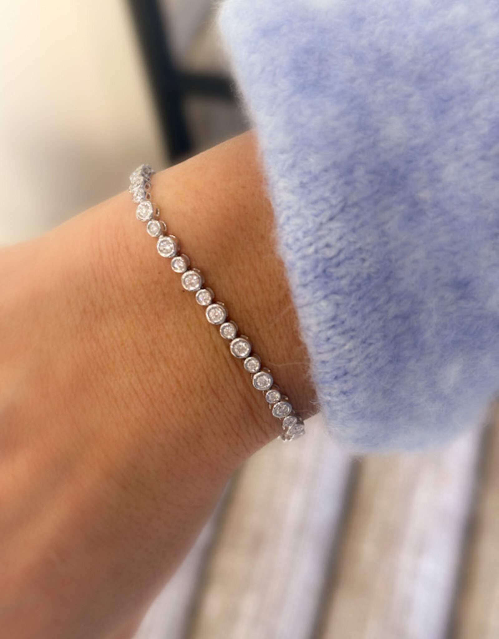 Atelier Maison 'Love-Game' Tennis Bracelet - diamant