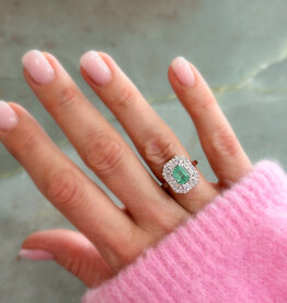 Atelier Maison The Very Good Mood ring | nat. smaragd
