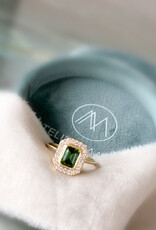 Atelier Maison Mood - asse ring  - kleursteen en diamant