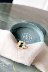 Atelier Maison Mood - asse ring  - kleursteen en diamant