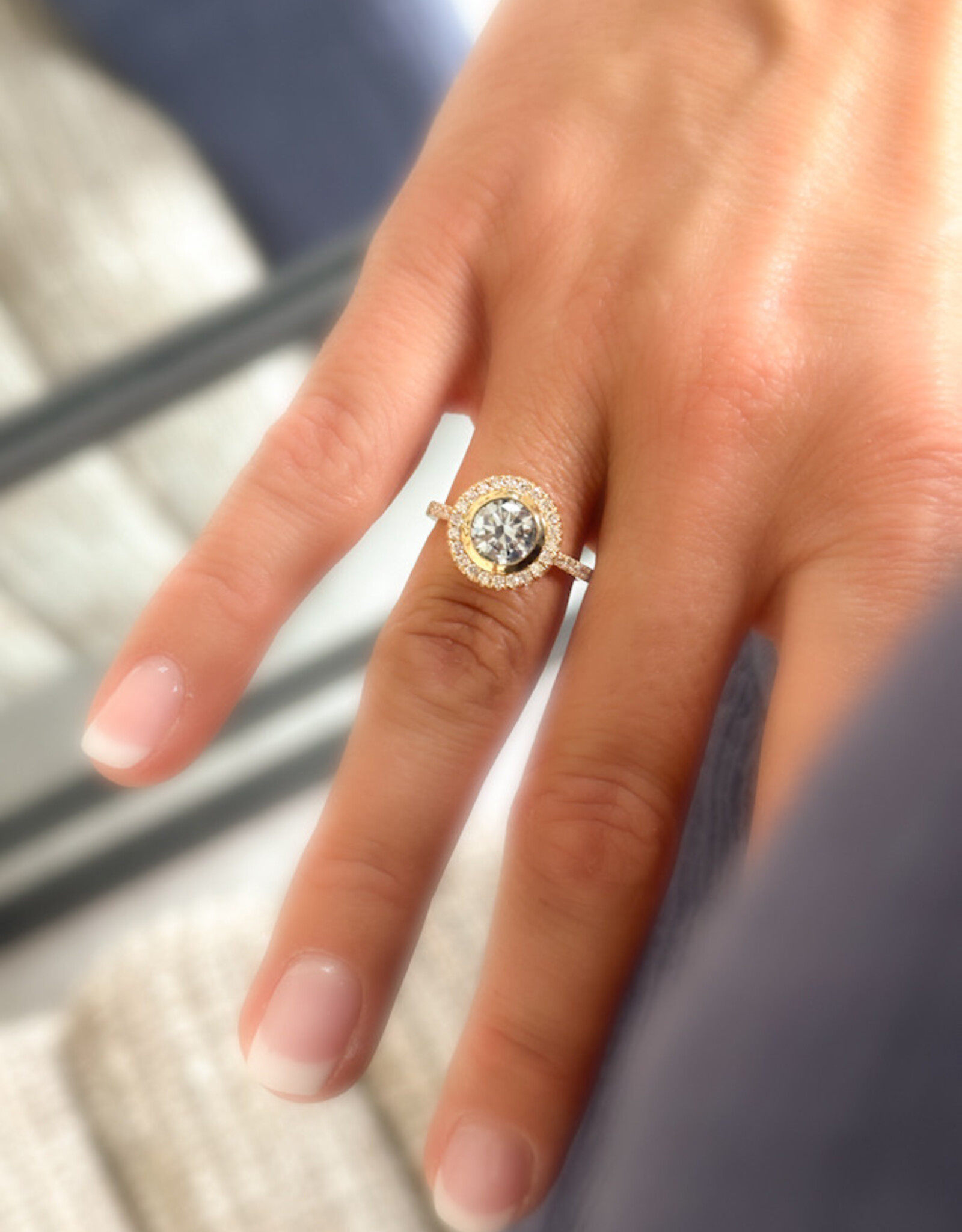 Atelier Maison Sum of Love - asse ring  - kleursteen en diamant