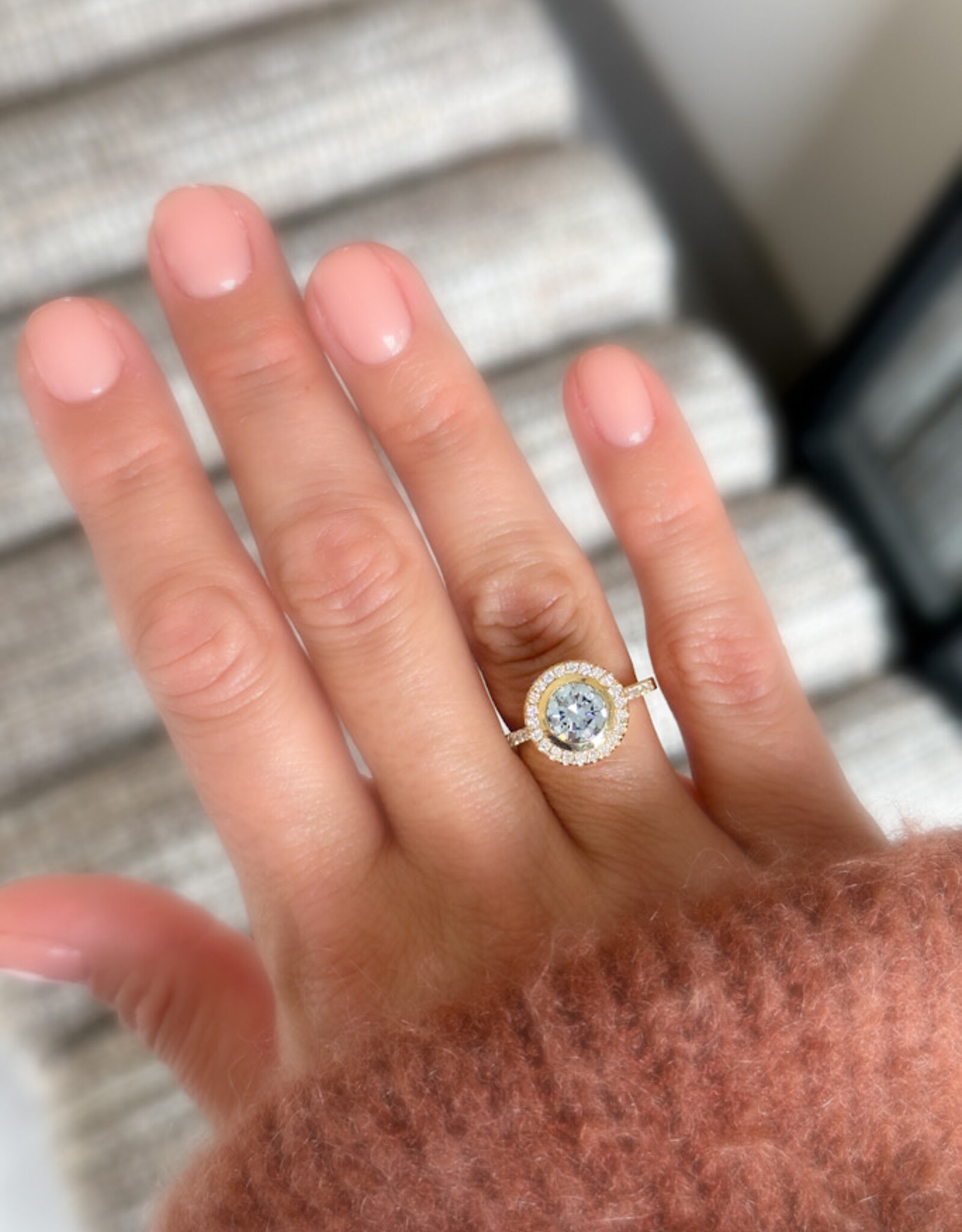Atelier Maison Sum of Love - asse ring  - kleursteen en diamant