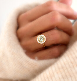 Atelier Maison Sum of Love - asse ring  - kleursteen en diamant